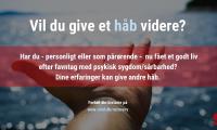 Spørgeskema: Vil du give et håb videre på www.sind.dk/recovery?