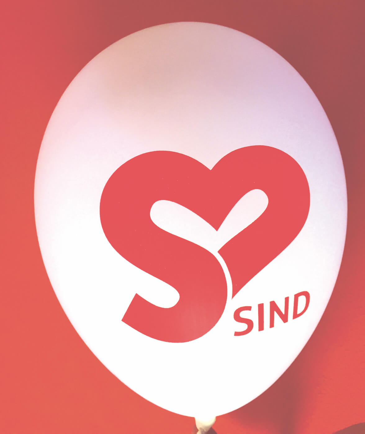 Balloner med SIND-logo