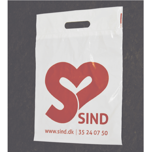 Plasticposer med SIND-logo